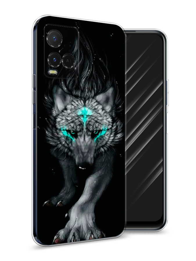 

Чехол Awog на Vivo Y21e "Волшебный волк", Разноцветный, 266350-2