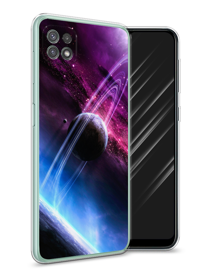 

Чехол Awog на Samsung Galaxy A22s 5G / Самсунг A22s 5G "Космос 17", Черный;фиолетовый, 2104250-4