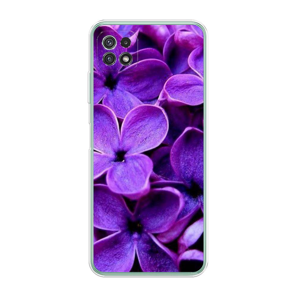 

Чехол Awog на Samsung Galaxy A22s 5G / Самсунг A22s 5G "Сирень крупная", 2104250-8