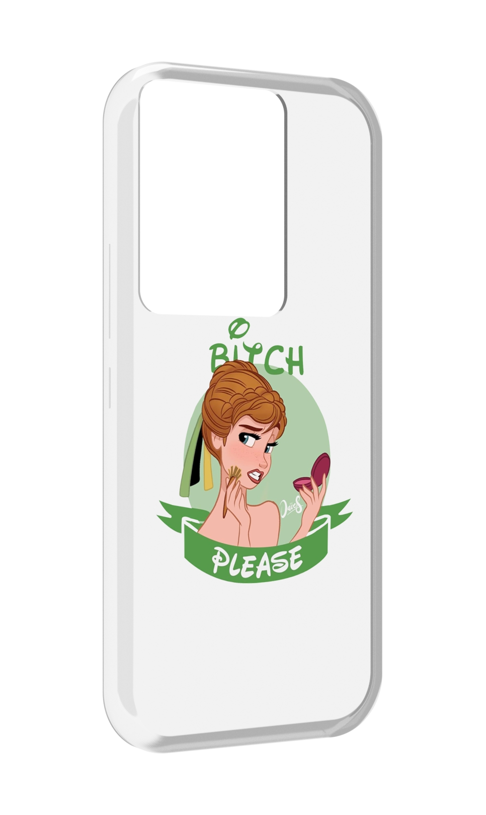 

Чехол MyPads принцесса-Анна женский для Itel Vision 3 Plus / Itel P38 Pro, Прозрачный, Tocco
