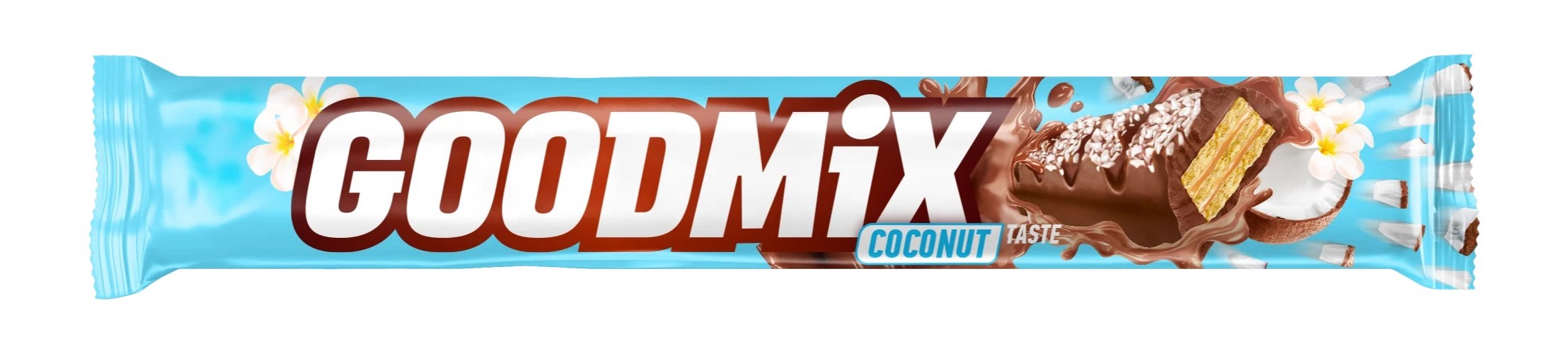 Батончик Goodmix Coconut taste шоколадный с кокосом 45 г