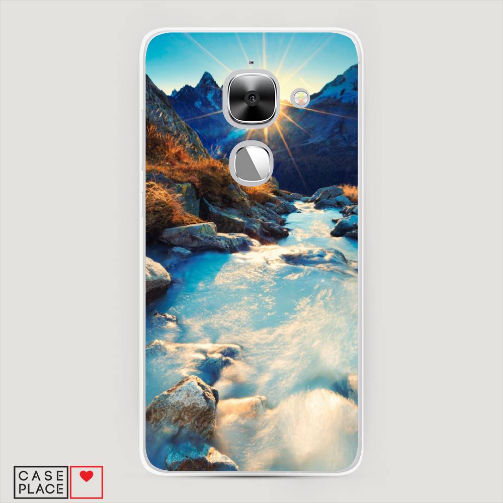 

Чехол Awog на LeEco Le 2/2 Pro / Лееко Ле 2/2 Про "Восход 7", Коричневый;белый;голубой, 140150-4