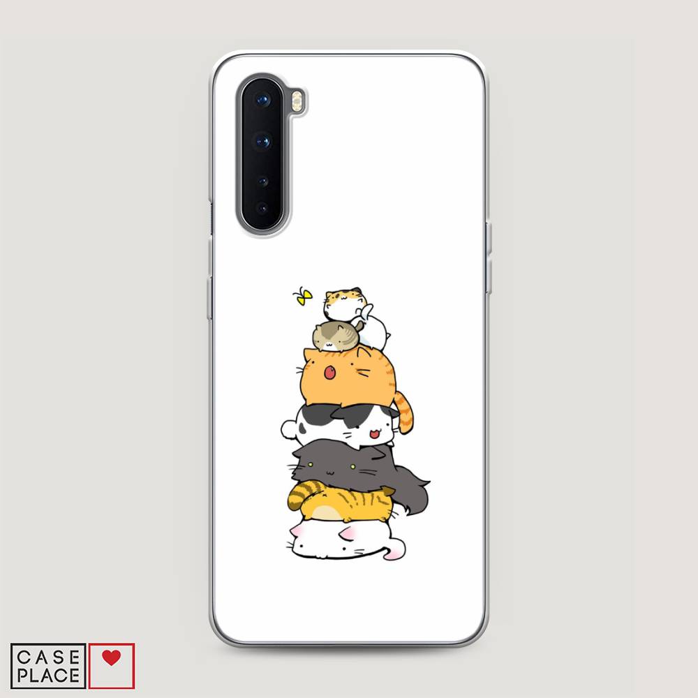 

Чехол Awog на OnePlus Nord / ВанПлас Nord "Бутерброд из котиков", Коричневый;белый;серый, 151350-10