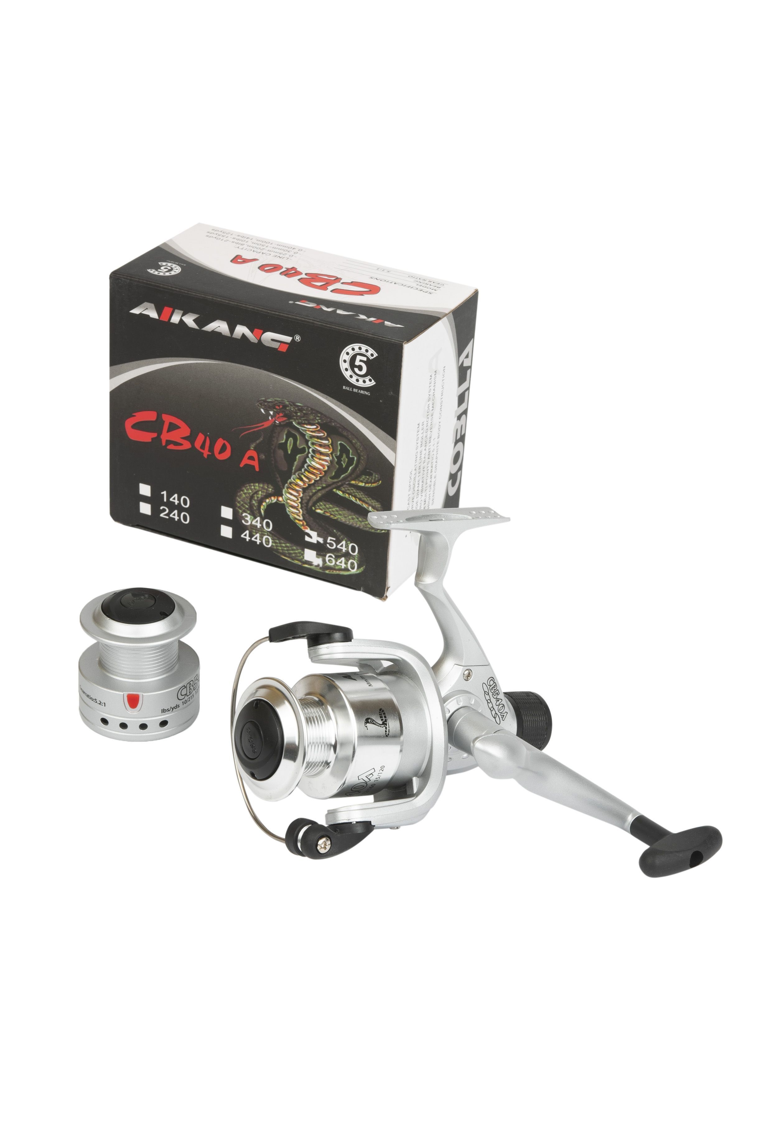 

Катушка Aikang Cobra CB40A металл 540, Серебристый, Cobra-CB40A