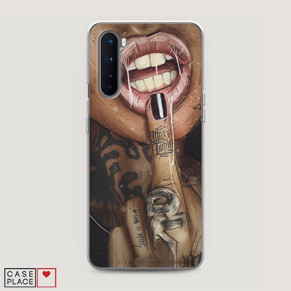 

Чехол Awog на OnePlus Nord / ВанПлас Nord "Девушка с татуировками", Бежевый;розовый;черный, 151350-9