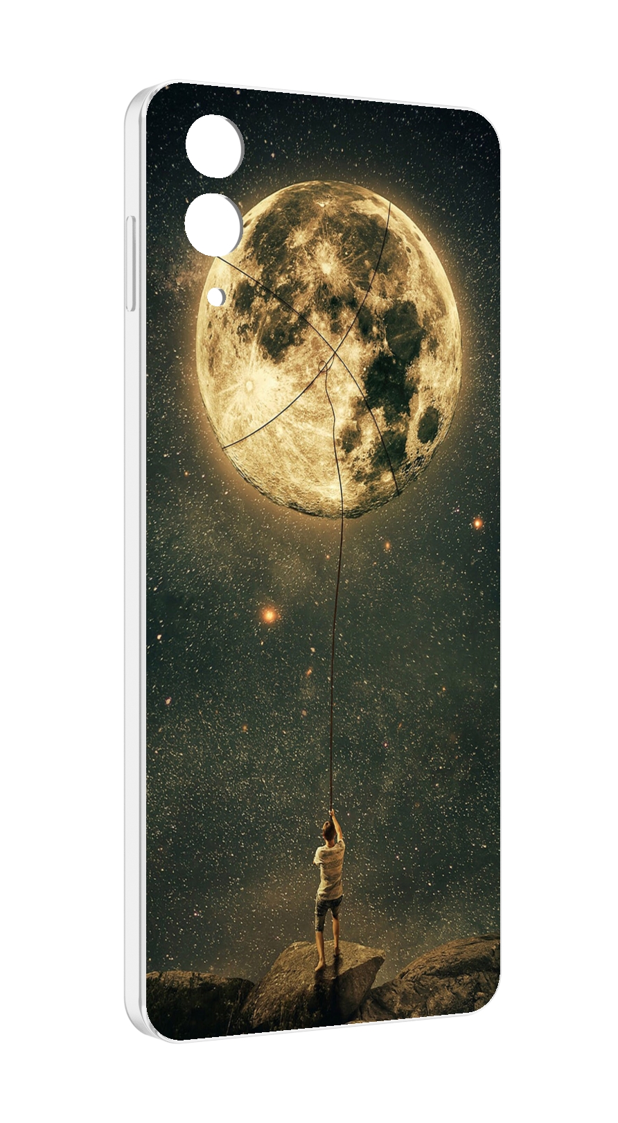 

Чехол MyPads Луна-светит для Samsung Galaxy Z Flip 4 (SM-F721), Прозрачный, Tocco
