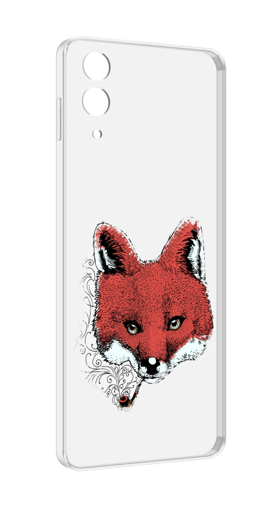 

Чехол MyPads Лис с трубкой для Samsung Galaxy Z Flip 4 (SM-F721), Прозрачный, Tocco