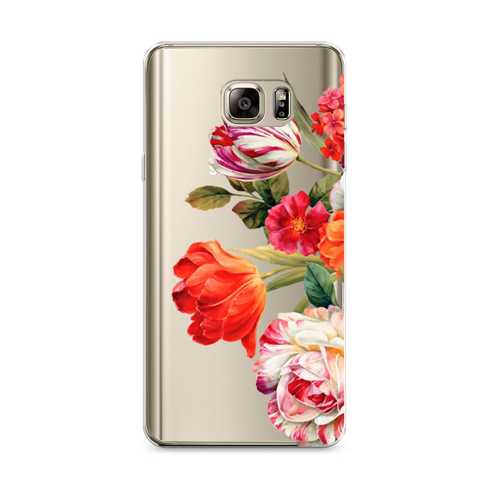 

Чехол Awog на Samsung Galaxy Note 5 / Самсунг Note 5 "Весенний букет", Красный;розовый;зеленый, 23550-8