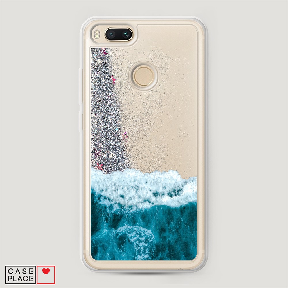 

Жидкий чехол с блестками "Морская пучина" на Xiaomi Mi 5X