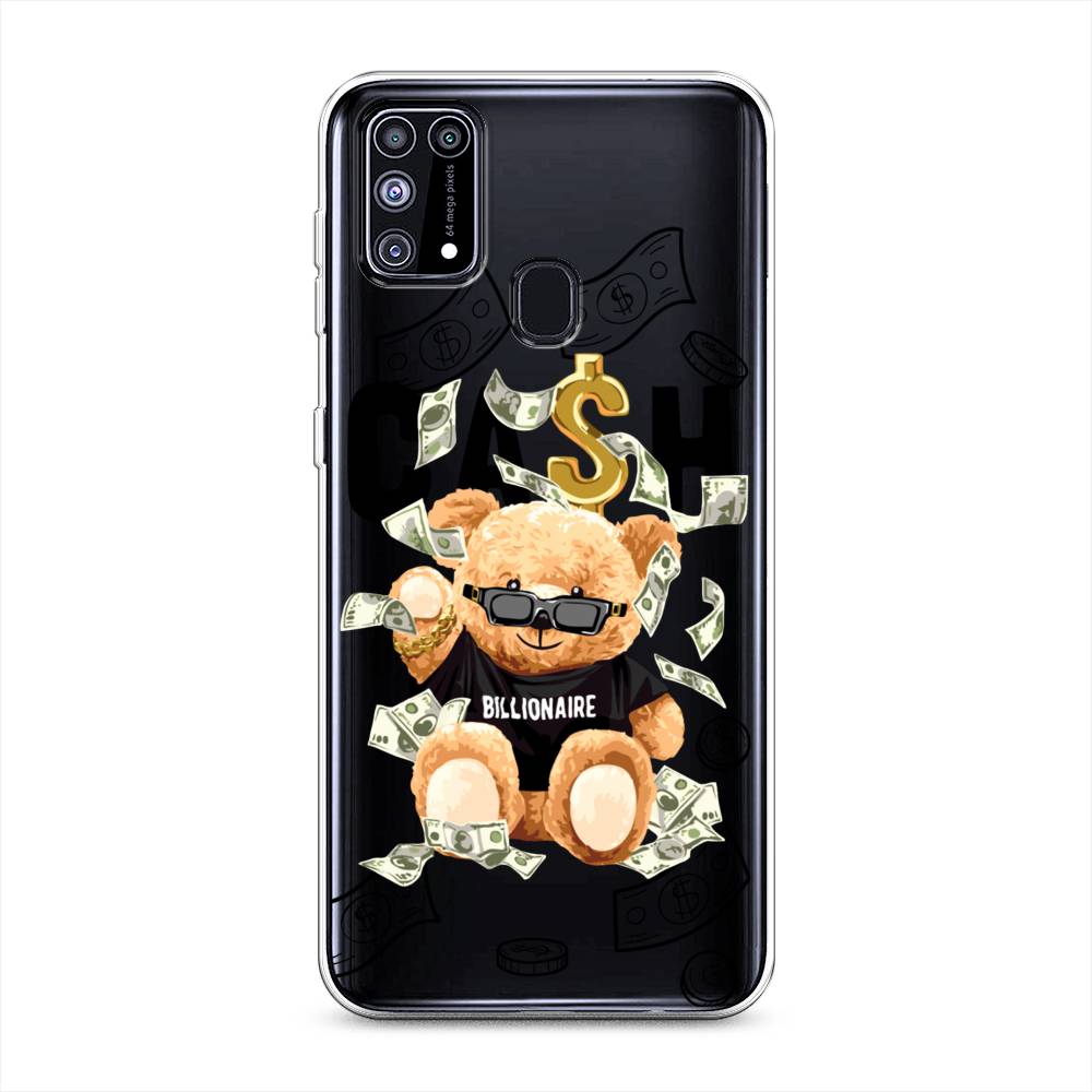 

Чехол на Samsung Galaxy M31 "Big cash", Черный;серый;бежевый, 2100750-6
