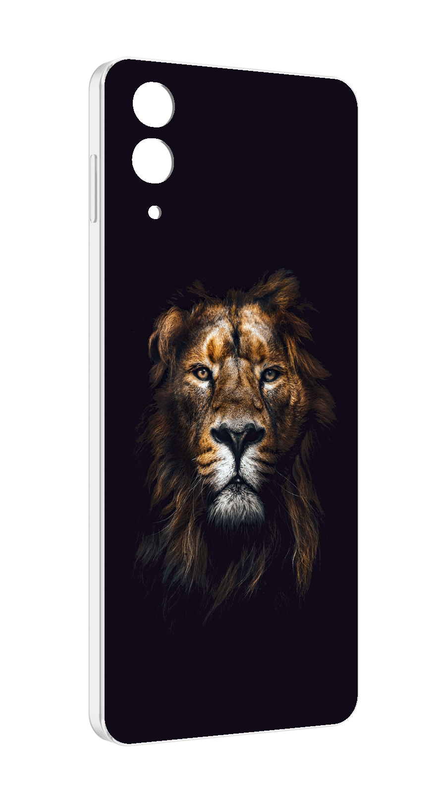 

Чехол MyPads Лев-в-тени мужской для Samsung Galaxy Z Flip 4 (SM-F721), Прозрачный, Tocco