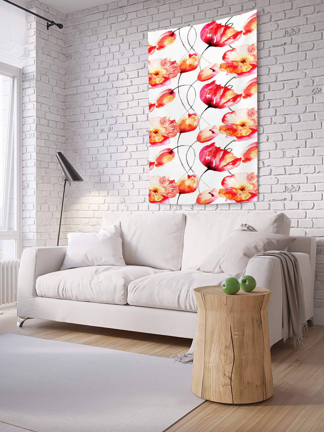 

Вертикальное фотопанно на стену JoyArty Цветочные формы 100x150 см, Цветочные формы