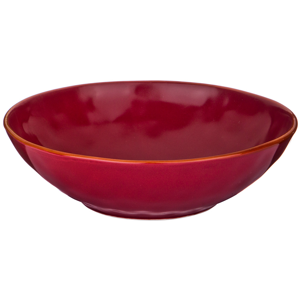 фото Тарелка суповая "concerto"диаметр 19 см винный красный bronco_408-114
