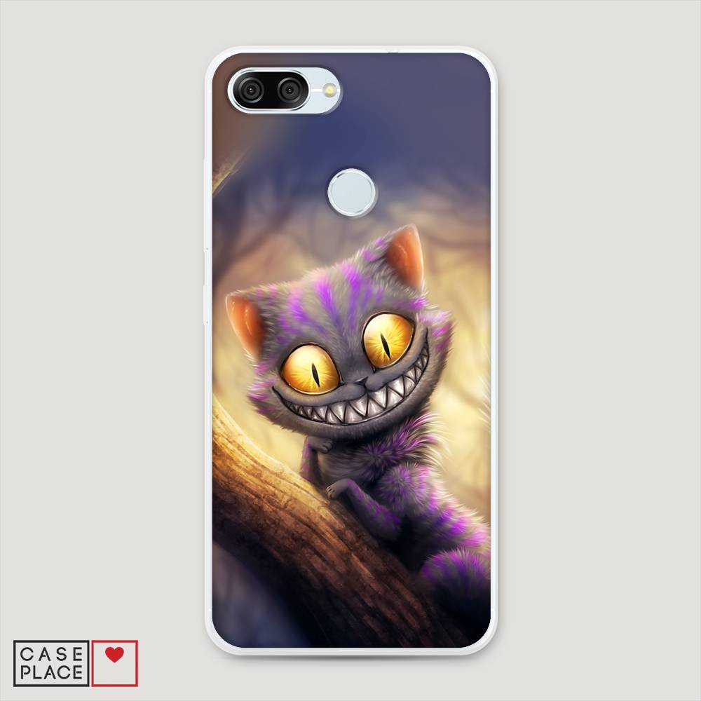 

Чехол Awog на ASUS ZenFone Max Plus M1 ZB570TL "Cheshire Cat", Фиолетовый;желтый, 43050-1