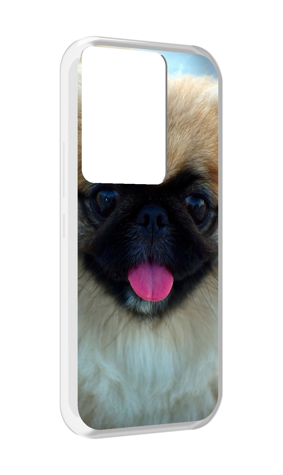 

Чехол MyPads пекинез для Itel Vision 3 Plus / Itel P38 Pro, Прозрачный, Tocco