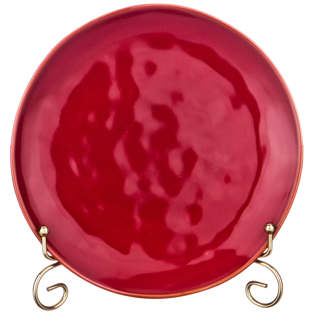 фото Тарелка закусочная "concerto"диаметр 20,5 см винный красный bronco_408-109
