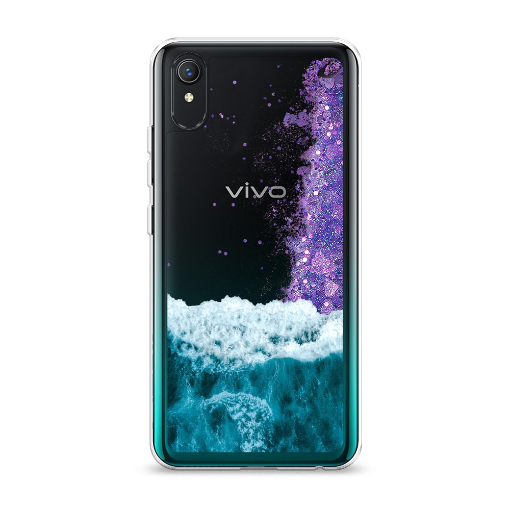 

Жидкий чехол с блестками "Морская пучина" на Vivo Y1s, 263292-1