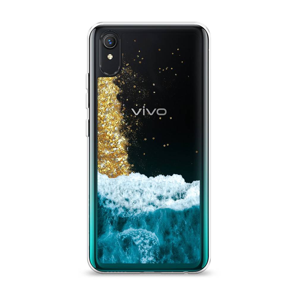 

Жидкий чехол с блестками "Морская пучина" на Vivo Y1s, 263290-1