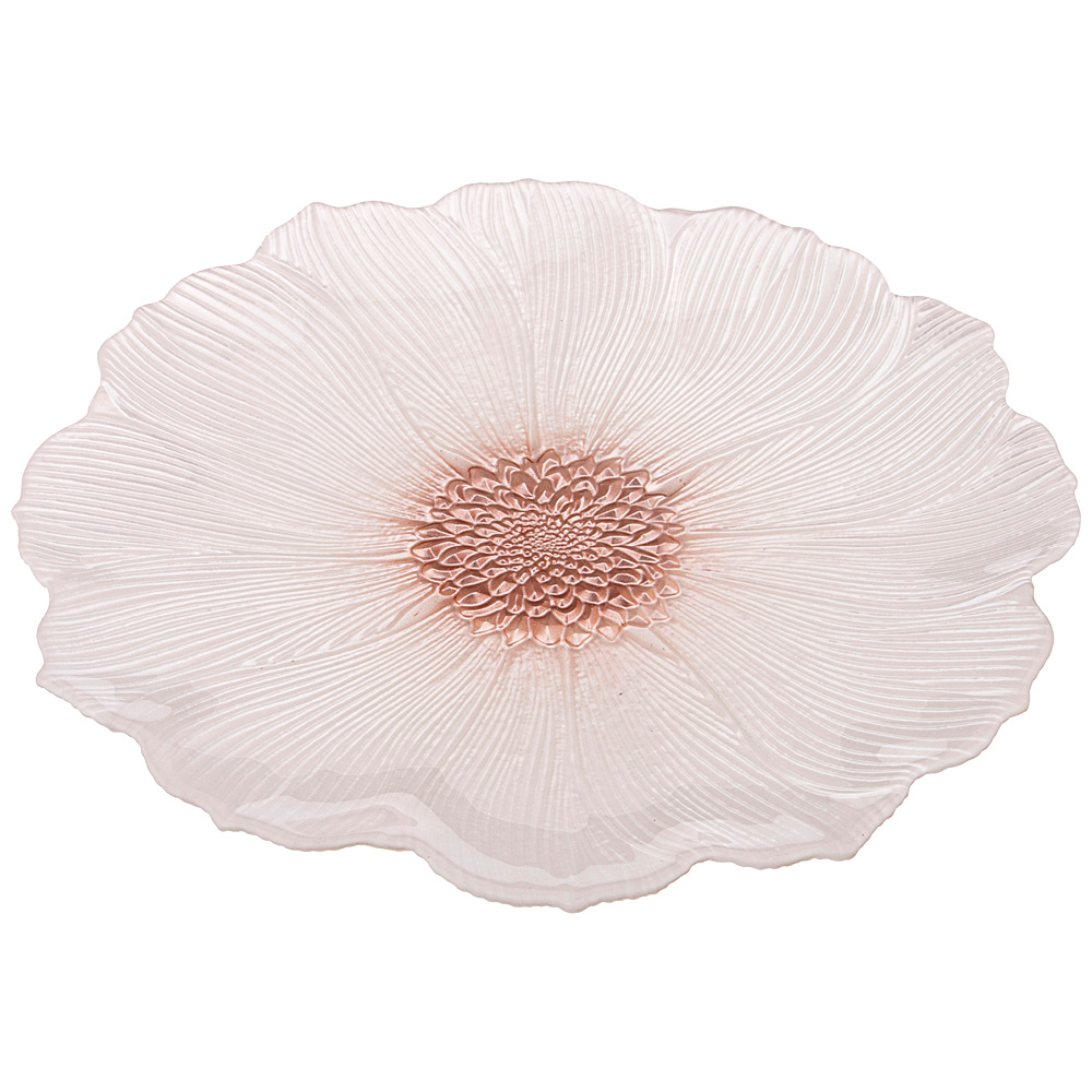 фото Тарелка "белый цветок" 28cm без упаковки smart home_339-190