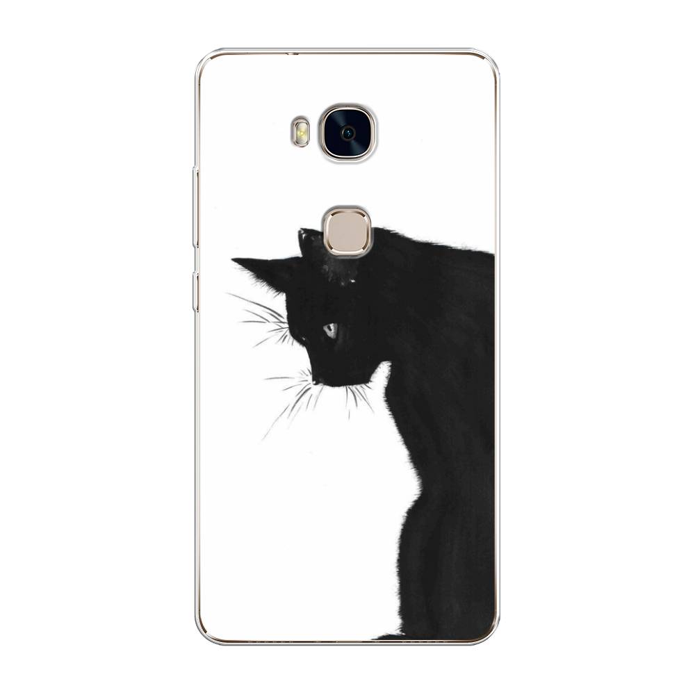 

Чехол Awog на Honor 5X "Black cat", Разноцветный, 60550-1