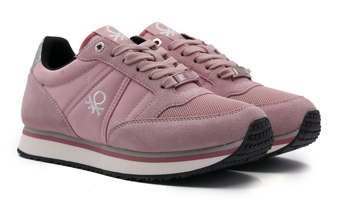 

Кроссовки женские United Colors of Benetton Eva Jogging BTW123100 розовые 39 EU, Eva Jogging BTW123100