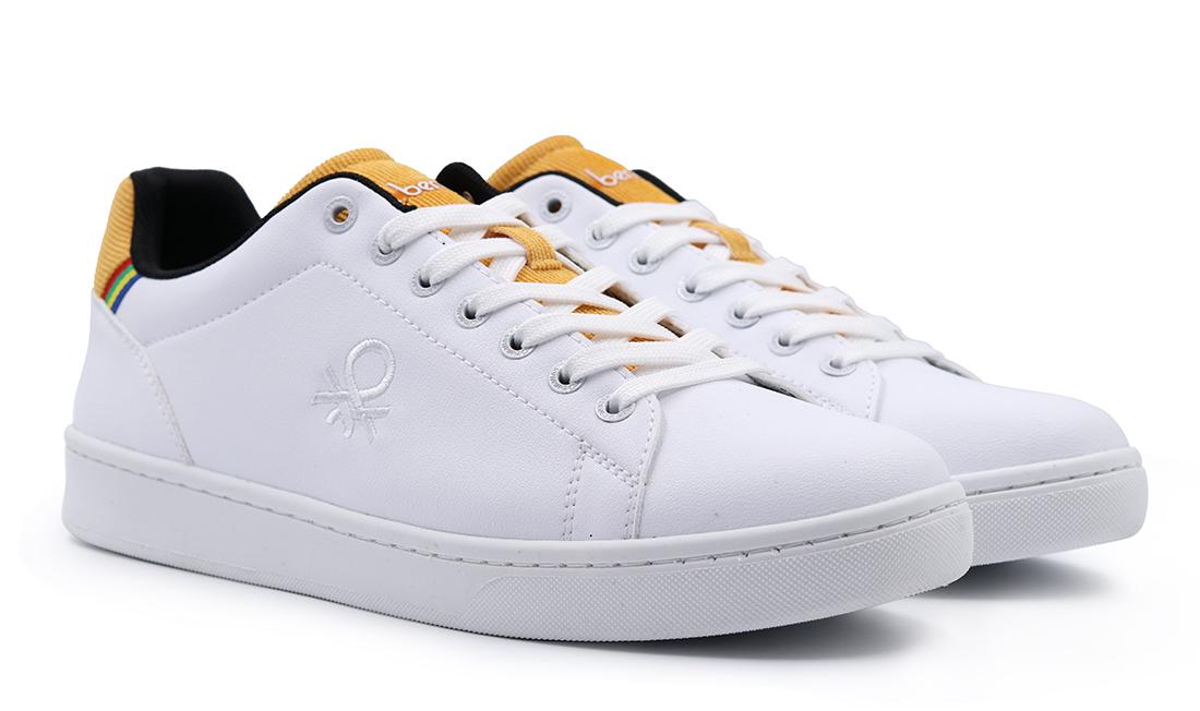 

Кеды мужские United Colors of Benetton Cupsole BTM124000 белые 42 EU, Cupsole BTM124000