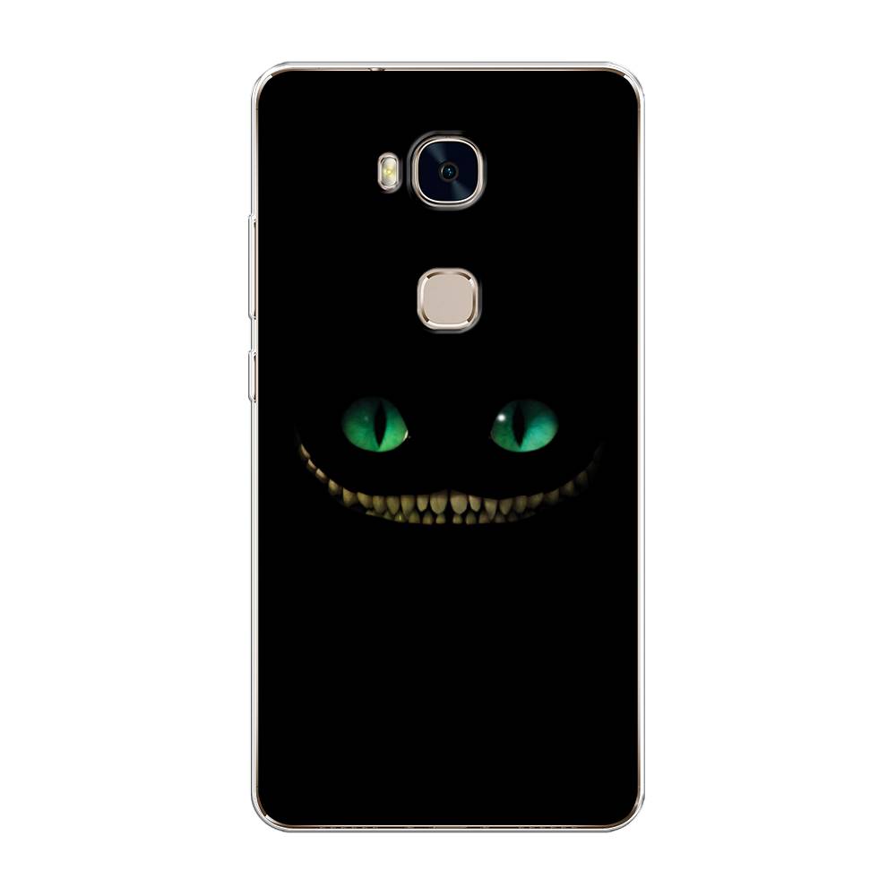 

Чехол Awog "Зеленоглазый чеширский кот" для Honor 5X, 60550-10