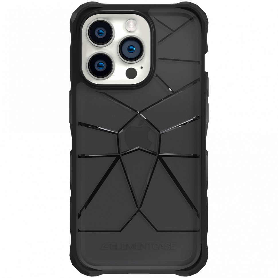 Чехол Element Case Special Ops для iPhone 14 Pro, Тонированный/Черный (Smoke/Black)