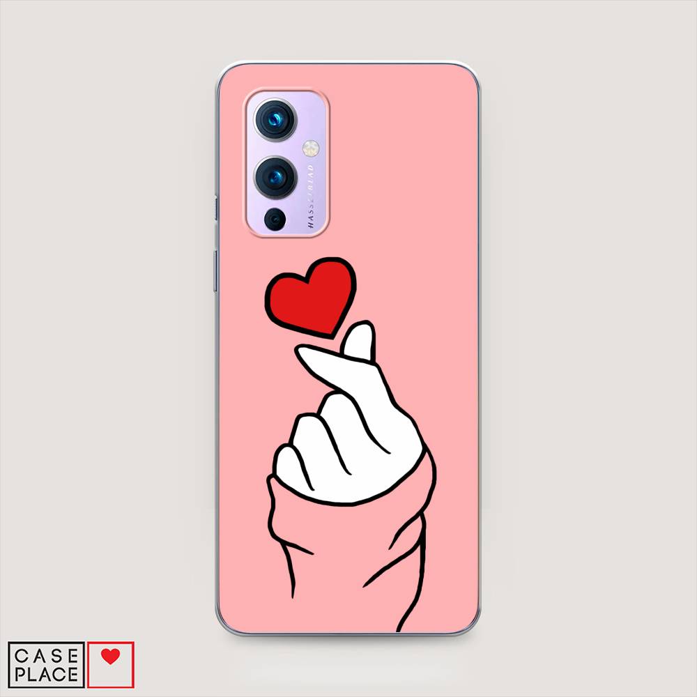 

Чехол Awog на OnePlus 9 (LE2113) / ВанПлас 9 (LE2113) "Милое сердечко", Белый;красный;черный, 151450-7