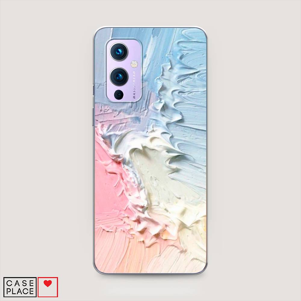 

Чехол Awog на OnePlus 9 (LE2113) / ВанПлас 9 (LE2113) "Фруктовое мороженное", Голубой;розовый;желтый, 151450-3