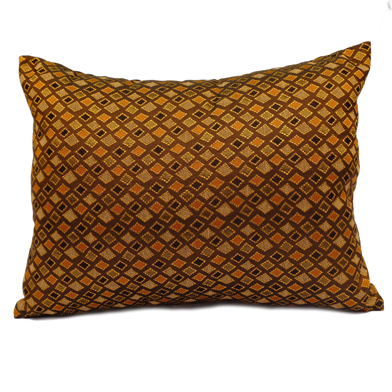 

Подушка с чехлом 45*35,коричневые ромбики НЛ/19-205 Bason