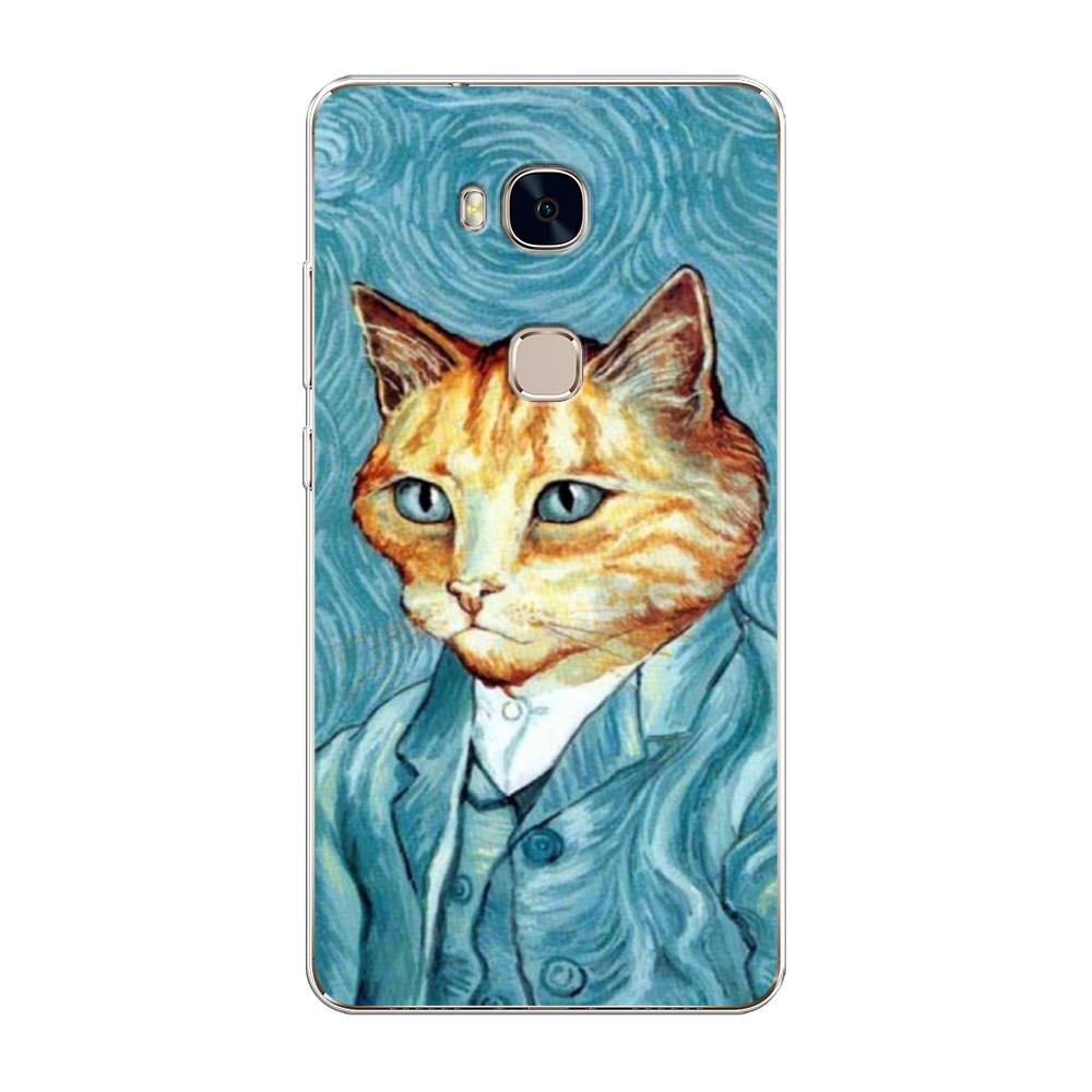 

Чехол Awog на Honor 5X "Кот Ван Гог", Разноцветный, 60550-2