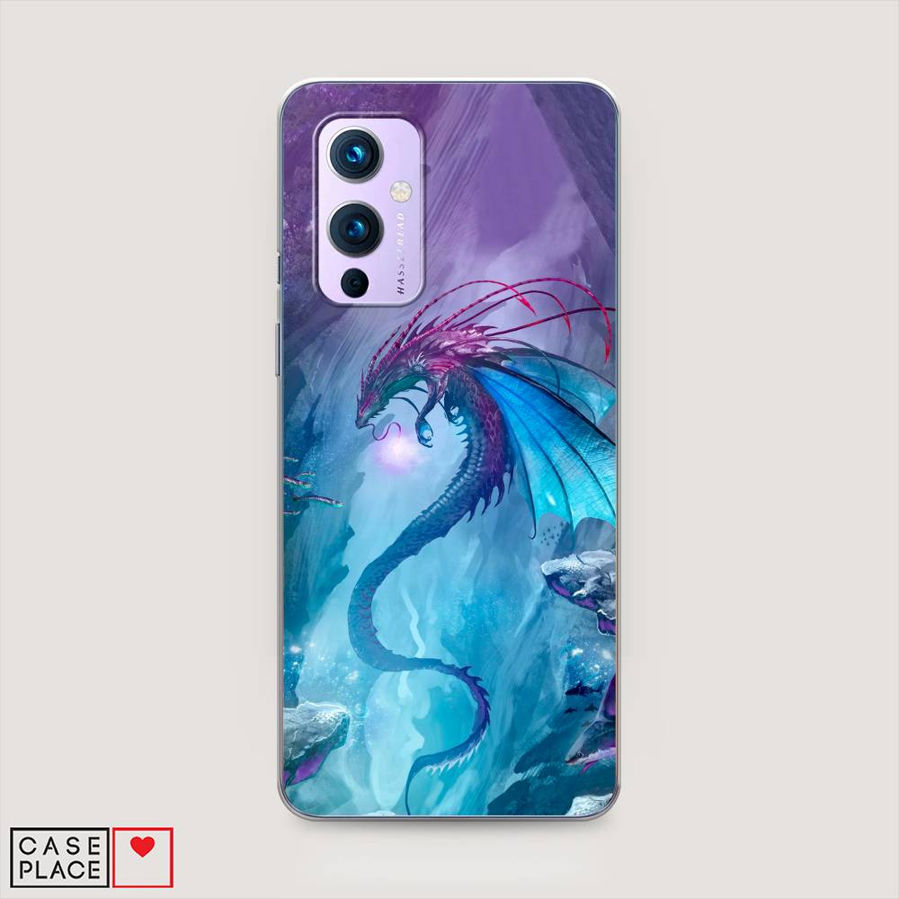 

Чехол Awog на OnePlus 9 (LE2113) / ВанПлас 9 (LE2113) "Водный дракон", Голубой;фиолетовый;синий, 151450-2