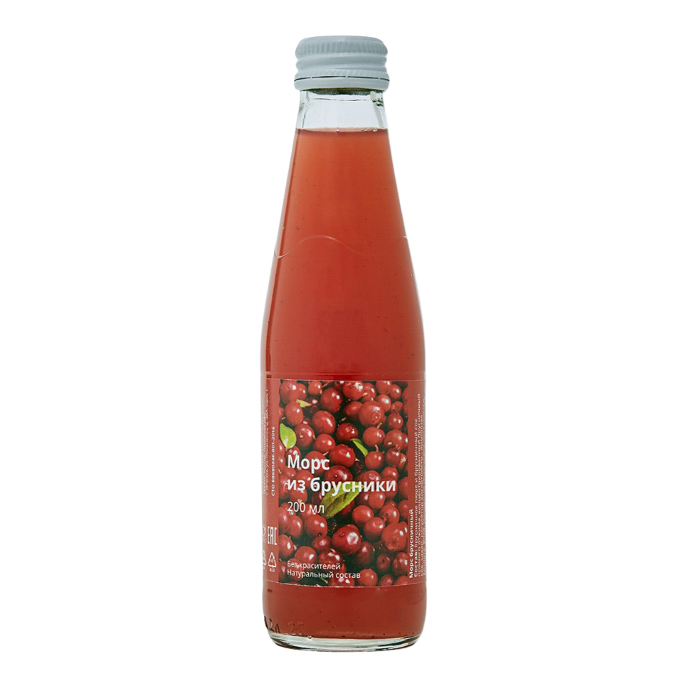 

Морс Глобус из брусники 0,2 л
