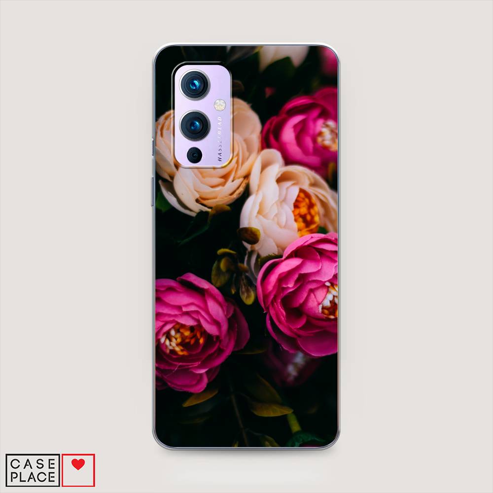 

Чехол Awog на OnePlus 9 (LE2113) / ВанПлас 9 (LE2113) "Розовые пионы на черном", Розовый;черный, 151450-8