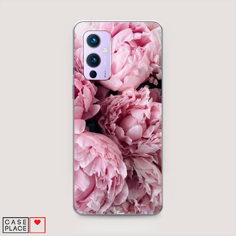 

Чехол Awog на OnePlus 9 (LE2113) / ВанПлас 9 (LE2113) "Нежные пионы", Розовый;черный;белый, 151450-8