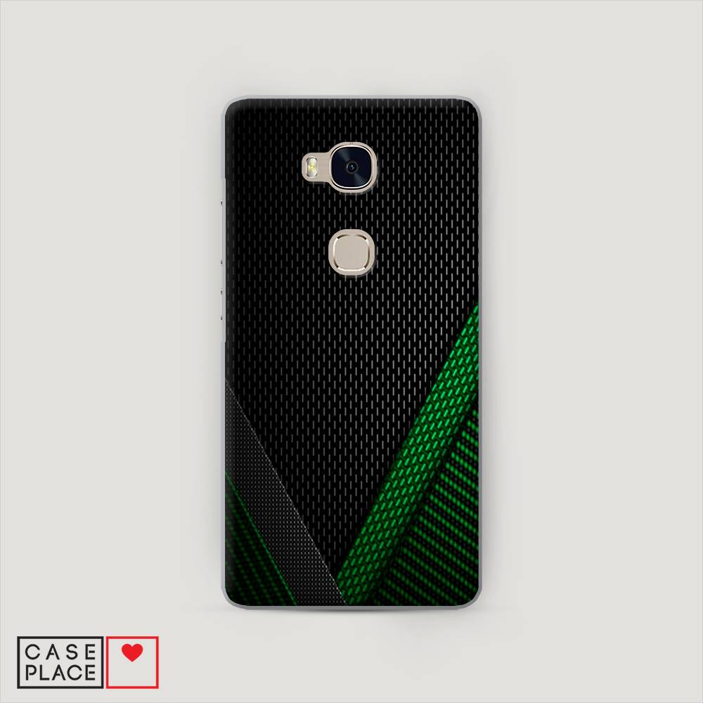 

Чехол Awog "Зеленый карбон" для Honor 5X, 60540-2