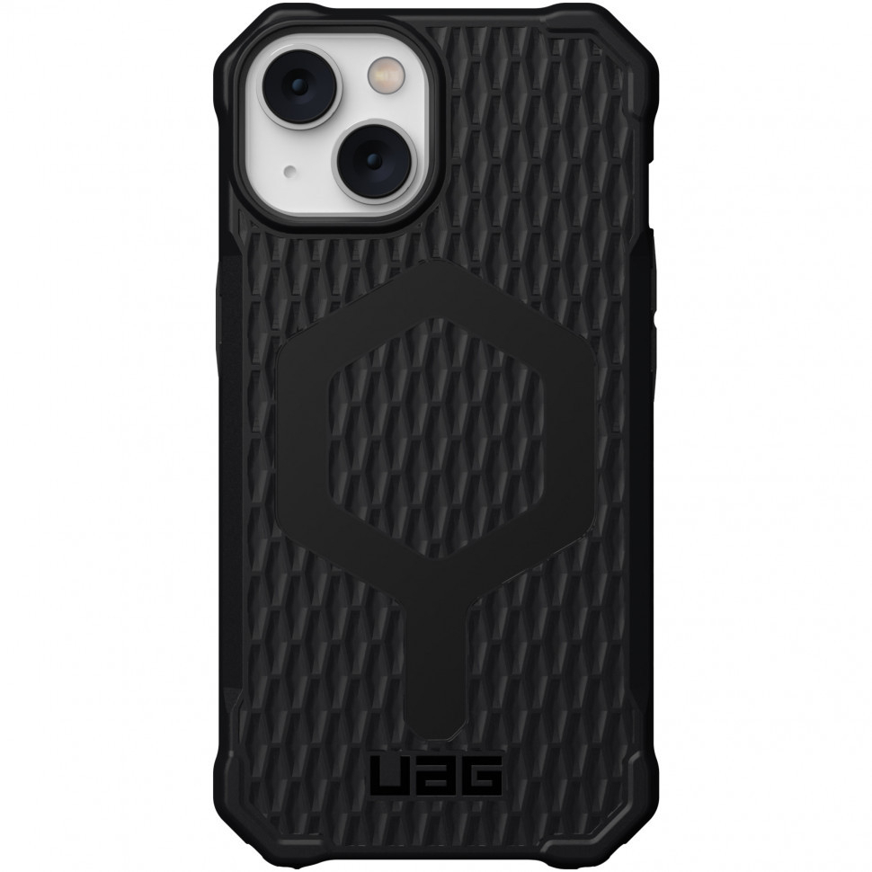 фото Чехол uag essential armor for magsafe series для iphone 14, черный (black)