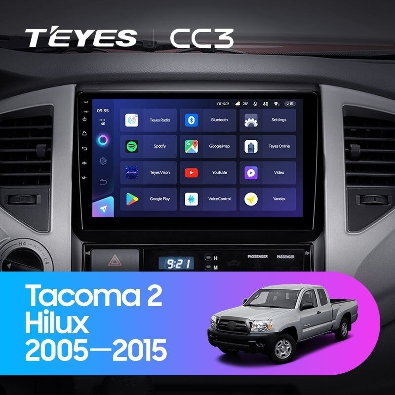 Штатная магнитола Teyes CC3L 464 Toyota Hilux 2005-2015 2870000₽