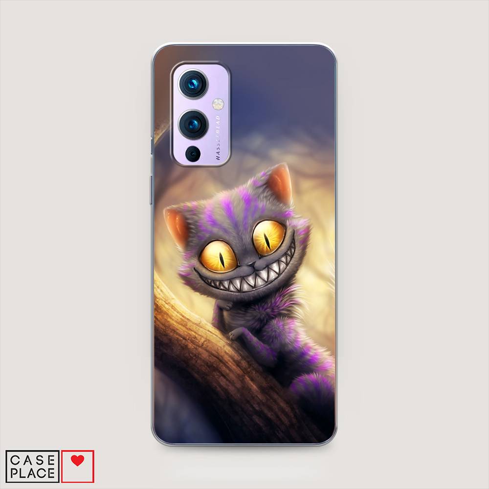

Чехол Awog на OnePlus 9 (LE2113) / ВанПлас 9 (LE2113) "Cheshire Cat", Фиолетовый;желтый, 151450-1