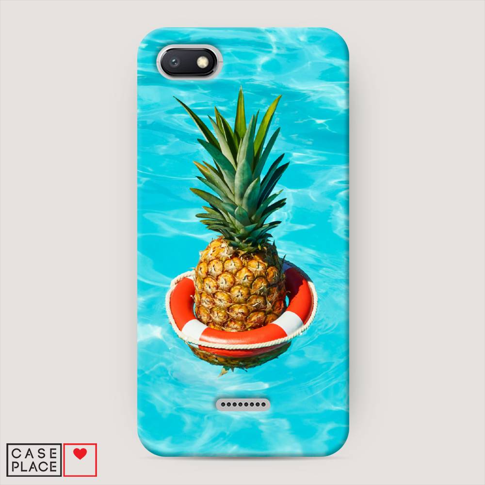 

Пластиковый чехол "Ананас в бассейне" на Xiaomi Redmi 6A, 34120-7