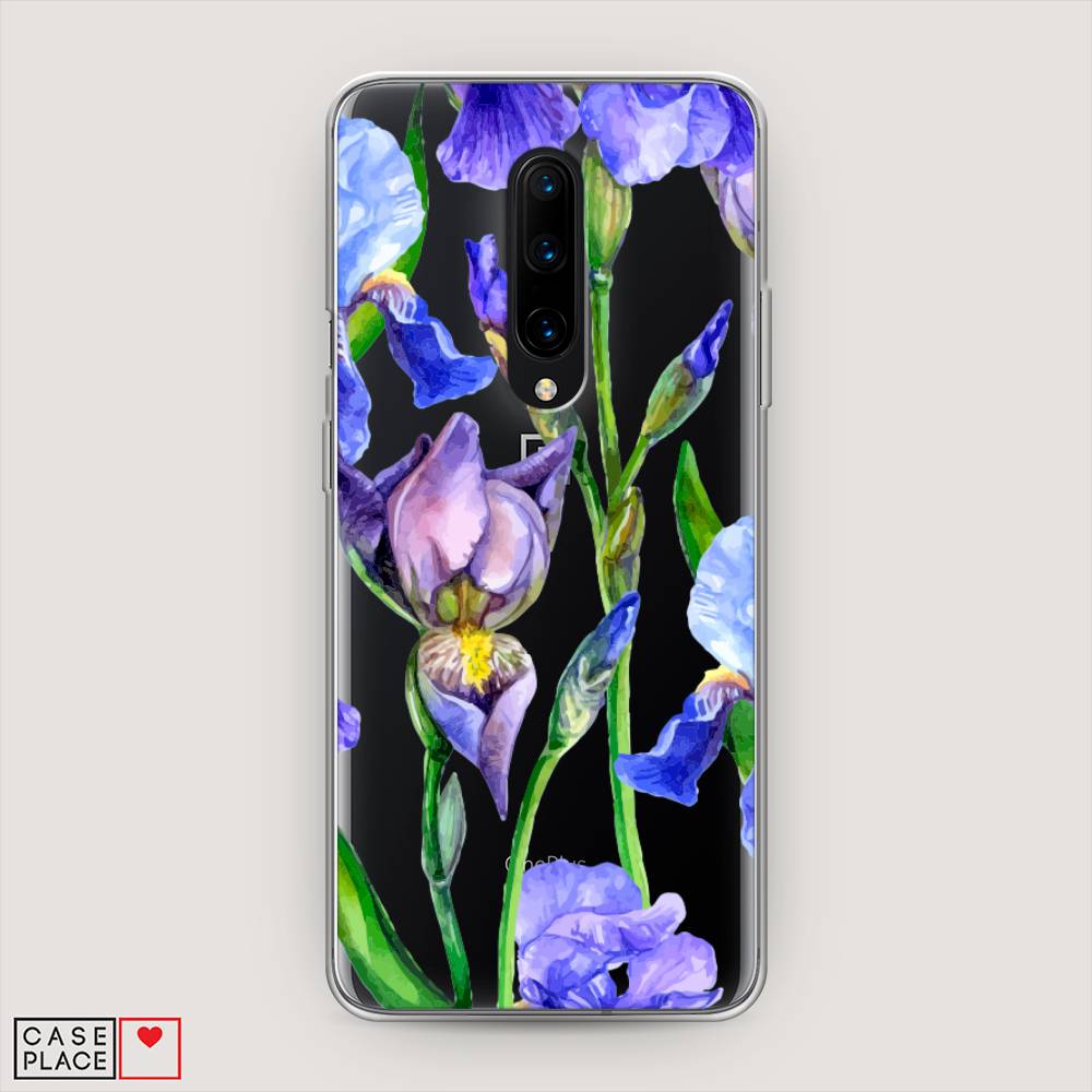 фото Чехол awog "синие ирисы" для oneplus 8
