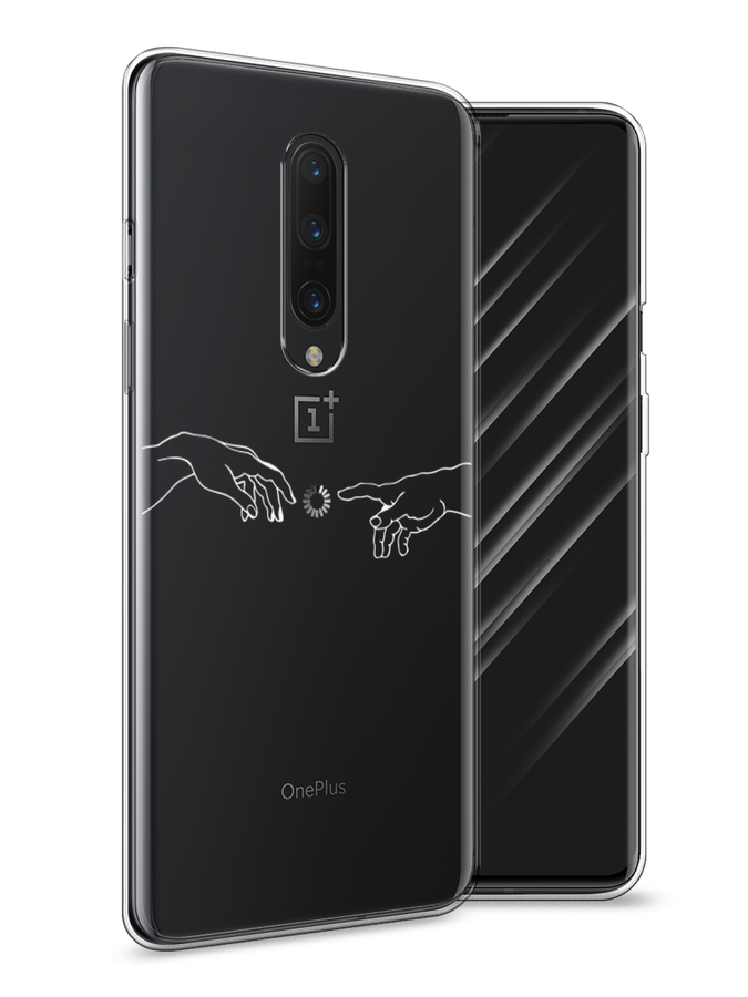 

Чехол Awog на OnePlus 8 / ВанПлас 8 "Загрузка творения", Белый;серый;прозрачный, 151250-10