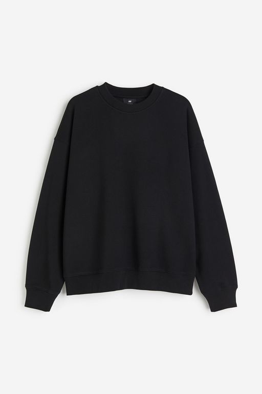 

Свитшот мужской H&M 1035204 черный 3XL, 1035204