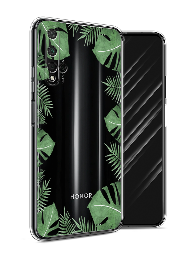

Чехол Awog на Honor 20 "Листья папоротника рамка", Зеленый, 69550-8