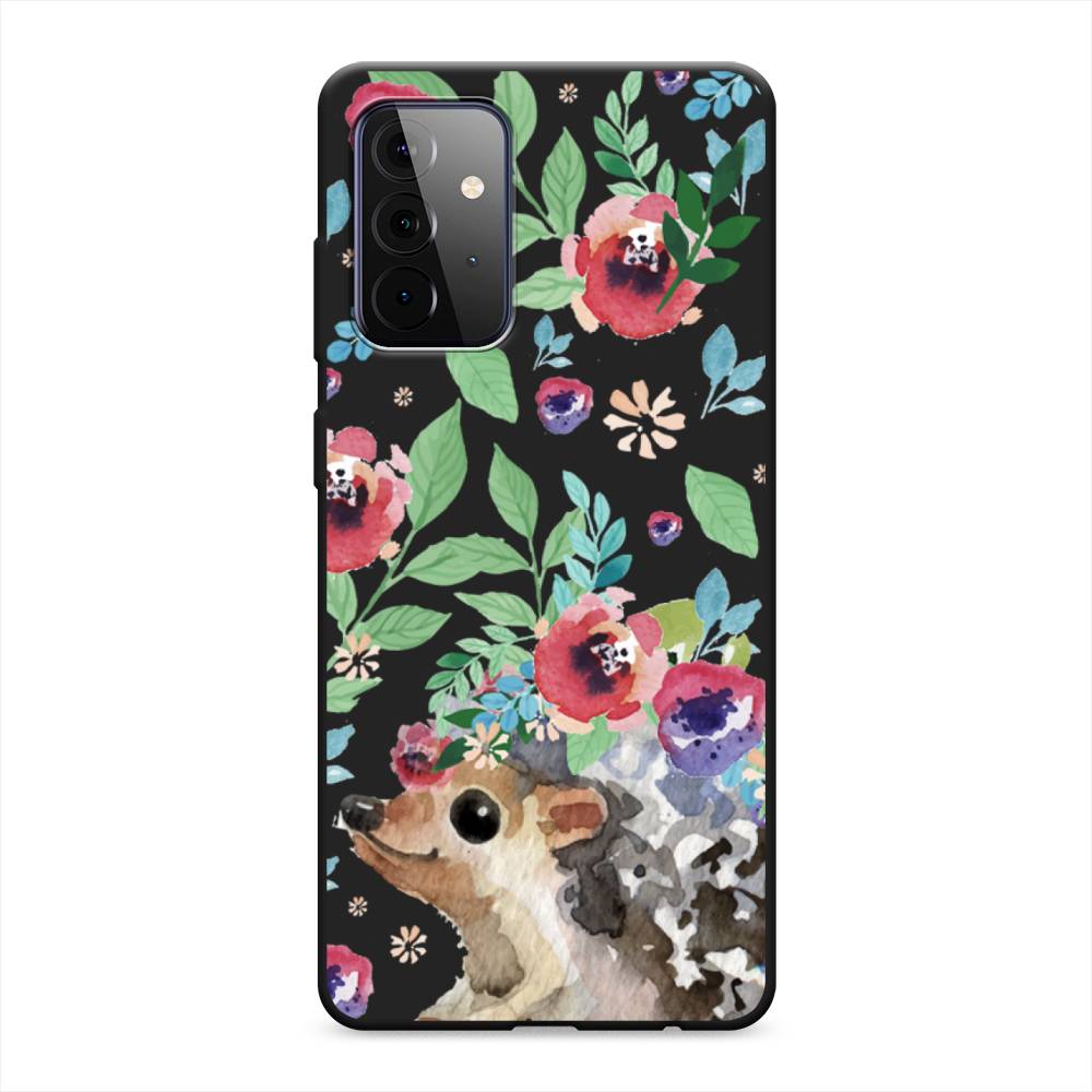

Чехол Awog на Samsung Galaxy A72 / Самсунг A72 "Ежик в цветах акварель", Разноцветный, 2101952-1