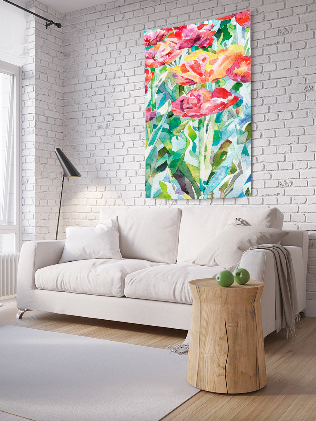 

Вертикальное фотопанно на стену JoyArty Фантазия в цветах 100x150 см, Фантазия в цветах