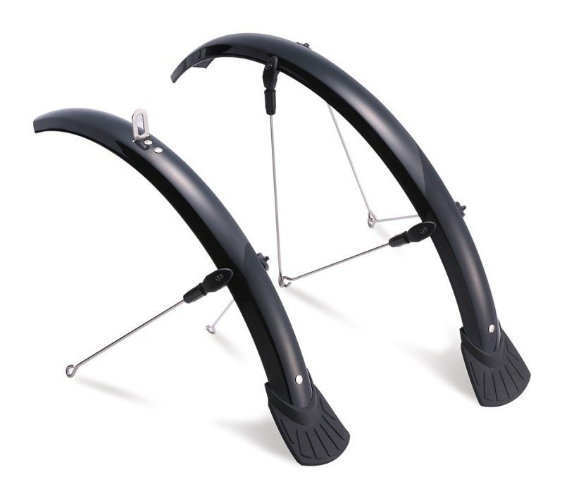 

Крылья SunnyWheel FE-111FR 20", полноразмерные для велосипедов 20", металлопластик, компле, Черный