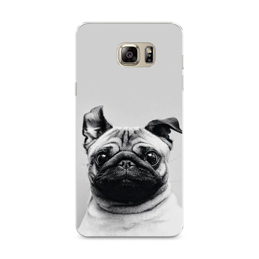 

Чехол Awog на Samsung Galaxy Note 5 / Самсунг Note 5 "Ушастый мопс", Серый, 23550-1