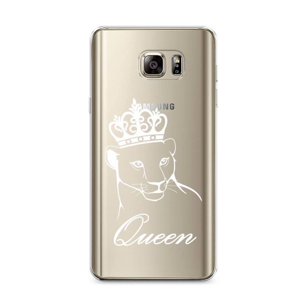 

Чехол Awog на Samsung Galaxy Note 5 / Самсунг Note 5 "Львица королева", Бежевый;прозрачный, 23550-7